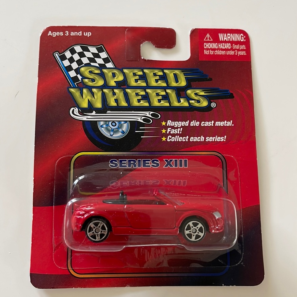 Speed Wheels red Audi Convertible 1:64